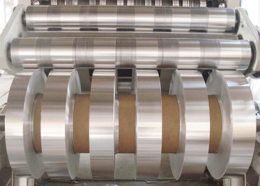 Narrow Aluminium Strips For Radiator , Aluminium Sheet Coil Silver Color